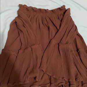 Green off the shoulder top